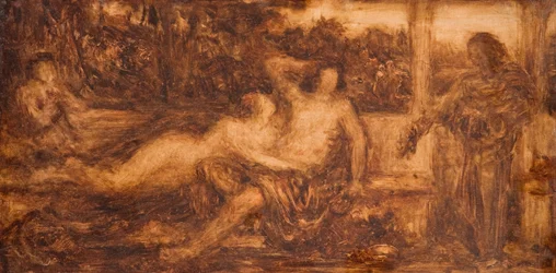 Studie von nackten und drapierten Figuren, 1880