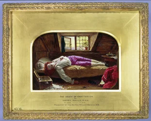 Der Tod des Chatterton, um 1856