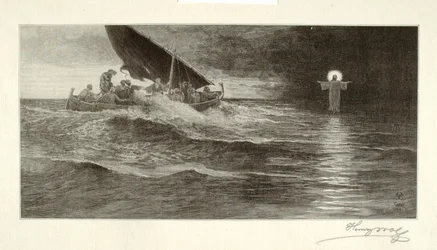 Christus geht auf dem Meer
