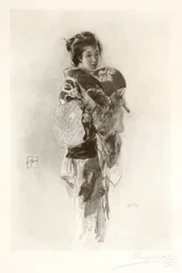Japanisches Mädchen (Die Musmee)