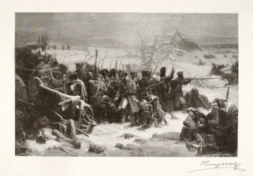 Marschall Ney hält die Nachhut