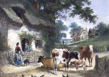 Der alte Bauernhof, ca. 1841