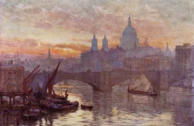 Southwark Bridge und St. Paul