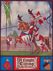 Ein Ritter beim Tjosten, ca. 1926