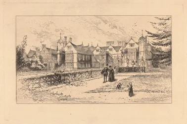 Charlecote von der Terrasse