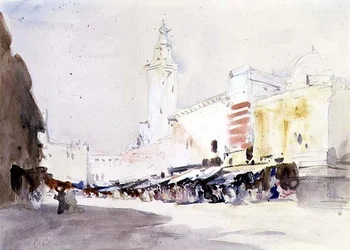 Straßenmarkt, Marokko