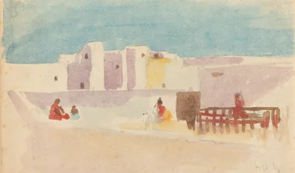 Mauern einer nordafrikanischen Stadt