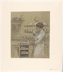 Frau im Labor
