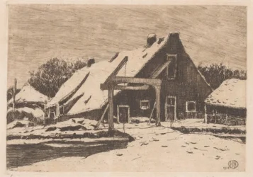 Bauernhof mit Zugbrücke