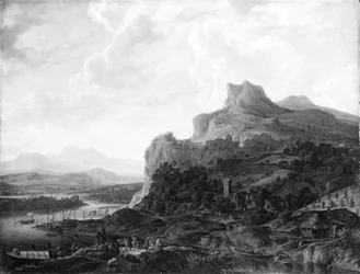 Landschaft am Rhein