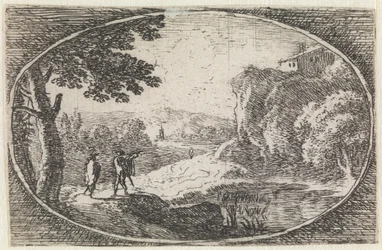 Landschaft (Nr. 15 aus der Serie: Variae campestrum fantasiae)