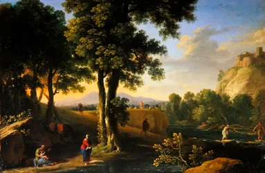 Die Heilige Familie in einer Landschaft, ca. 1640