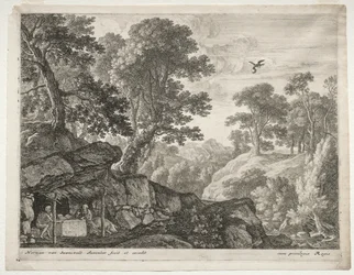 Die Büßer: Landschaft mit den Heiligen Paulus und Antonius