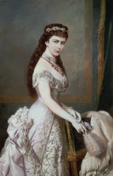 Elisabeth von Bayern (1837-98), Gemahlin von Franz Joseph I. von Österreich (1830-1916)