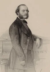 Porträt des Pianisten und Komponisten Désiré Magnus 1828-1884