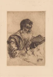 Betender jüdischer Mann