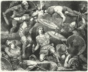 Das Leben Alexanders des Großen in Gefahr