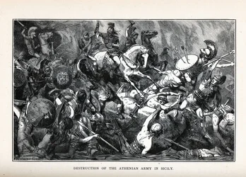 Zerstörung der athenischen Armee in Sizilien