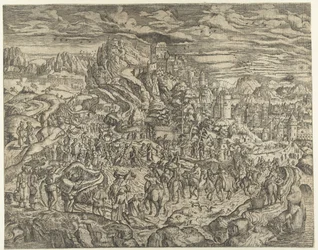 Landschaft mit Kreuztragung