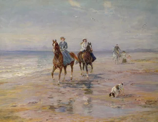 Ein Ausritt am Strand, Dublin