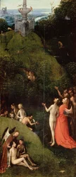 Irdisches Paradies. Aus: Vier Visionen des Jenseits