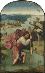 Heiliger Christophorus trägt das Christuskind, um 1500