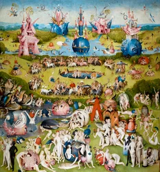 Der Garten der Lüste, mittlere Tafel, ca. 1500