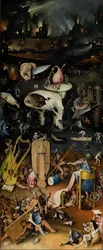 Der Garten der Lüste (rechte Innentafel, Hölle)