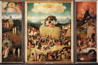 Der Heuwagen, um 1500