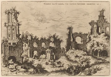 Ruinen auf dem Palatin mit dem Septizonium