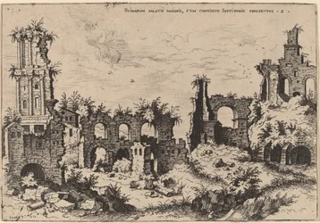 Ruinen auf dem Palatin mit dem Septizonium