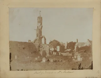 Das Westende von St. Andrews und das Kathedralenviertel von Nordosten