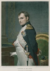 Napoleon in seinem Arbeitszimmer