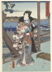Der elegante Prinz Genji in Suma