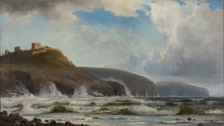 Die Küste südlich von Hammershus