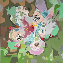 Floralabstrakt Nr. 5, 2023