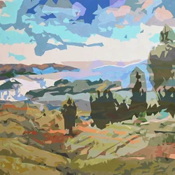 Landschaft Obscura - 11, 2024