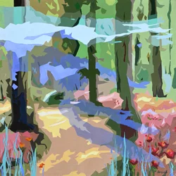 Landschaft Obscura - 9, 2024