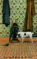 Jetzt werden sie mir die Schuld dafür geben, ca. 1910