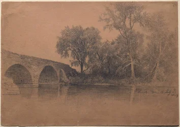 Brücke bei Leeds, Greene County, New York