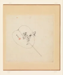 Verschiedene Studien, ein Blatt datiert 1619