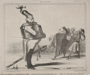 Aktualitäten Nr. 71: Warum nehmen sie mein Geld weg..., 1854