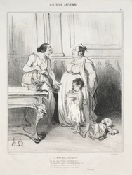 Alte Geschichte, Tafel 46: Die Mutter der Gracchi, 1842