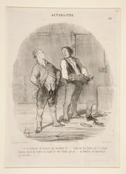 Wie lästig es doch ist, diese Dinger zu bürsten ... Auf die Stiefel hätte der Bürger Antoine eine Steuer von hundert Francs im Jahr erheben sollen ... zugunsten des Dieners, der sie putzt! ... Bürger A