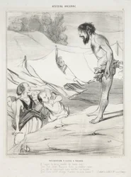 Einführung von Odysseus bei Nausikaa