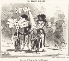 Invasion von Paris durch die Bas-Normannen