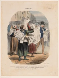 Zeitungsverkäuferinnen