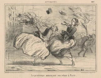 Der Frühling kündigt seine Rückkehr nach Paris an