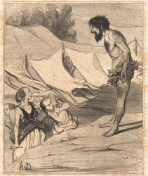 Präsentation des Odysseus bei Nausikaa