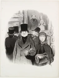 Die schönen Tage des Lebens, Platte 59: Wenn das Porträt im Salon ist, 1845